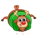 Rudy the Deer 스티커