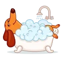 Salchicha Dog 스티커