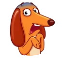 Salchicha Dog 스티커