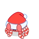 Santa's Crab 스티커