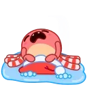 Santa's Crab 스티커