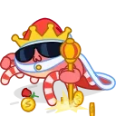 Santa's Crab 스티커