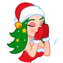 Santa Girl 스티커
