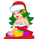 Santa Girl 스티커