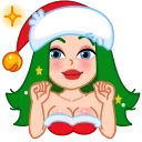 Santa Girl 스티커