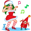 Santa Girl 스티커