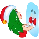 Santa Girl 스티커