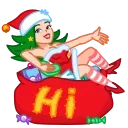 Santa Girl 스티커
