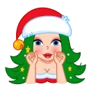 Santa Girl 스티커