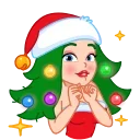 Santa Girl 스티커