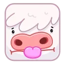 Santa Moo 스티커