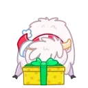 Santa Moo 스티커
