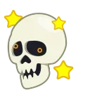 Skull 스티커