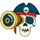 Skull 스티커
