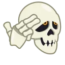 Skull 스티커