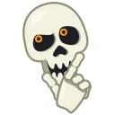 Skull 스티커