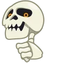 Skull 스티커