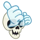 Skull 스티커