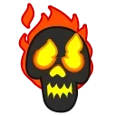 Skull 스티커