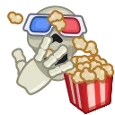 Skull 스티커