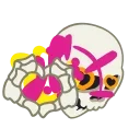 Skull 스티커