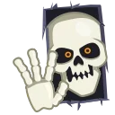 Skull 스티커