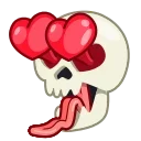 Skull 스티커