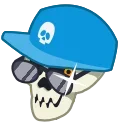 Skull 스티커