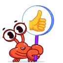 Grab this Crab 스티커