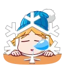 Snowflake 스티커
