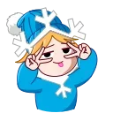 Snowflake 스티커