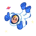 Astro Nate 스티커