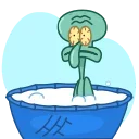 Squidward & Squilvia 스티커