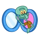 Squidward & Squilvia 스티커