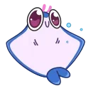 Stingray Smiles 스티커