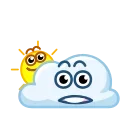 Sun and Cloud 스티커