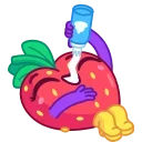 Sweety Strawberry 스티커