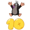 🎂 10 Years of Telegram 스티커