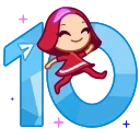 🎂 10 Years of Telegram 스티커