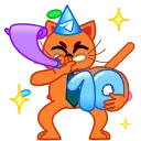 🎂 10 Years of Telegram 스티커