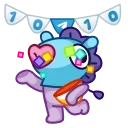 🎂 10 Years of Telegram 스티커