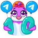 🎂 10 Years of Telegram 스티커