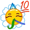 🎂 10 Years of Telegram 스티커