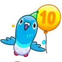 🎂 10 Years of Telegram 스티커