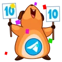 🎂 10 Years of Telegram 스티커