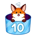 🎂 10 Years of Telegram 스티커