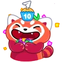 🎂 10 Years of Telegram 스티커