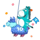 🎂 10 Years of Telegram 스티커