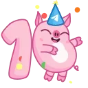🎂 10 Years of Telegram 스티커