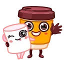 Cup Puchino 스티커